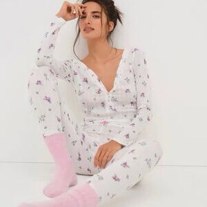 For Love & Lemons Pointelle Pajama Pants